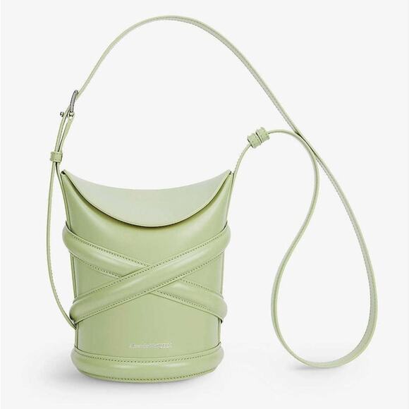 Alexander McQueen the curve Leather Crossbody Bag small - Picture 1 of 9